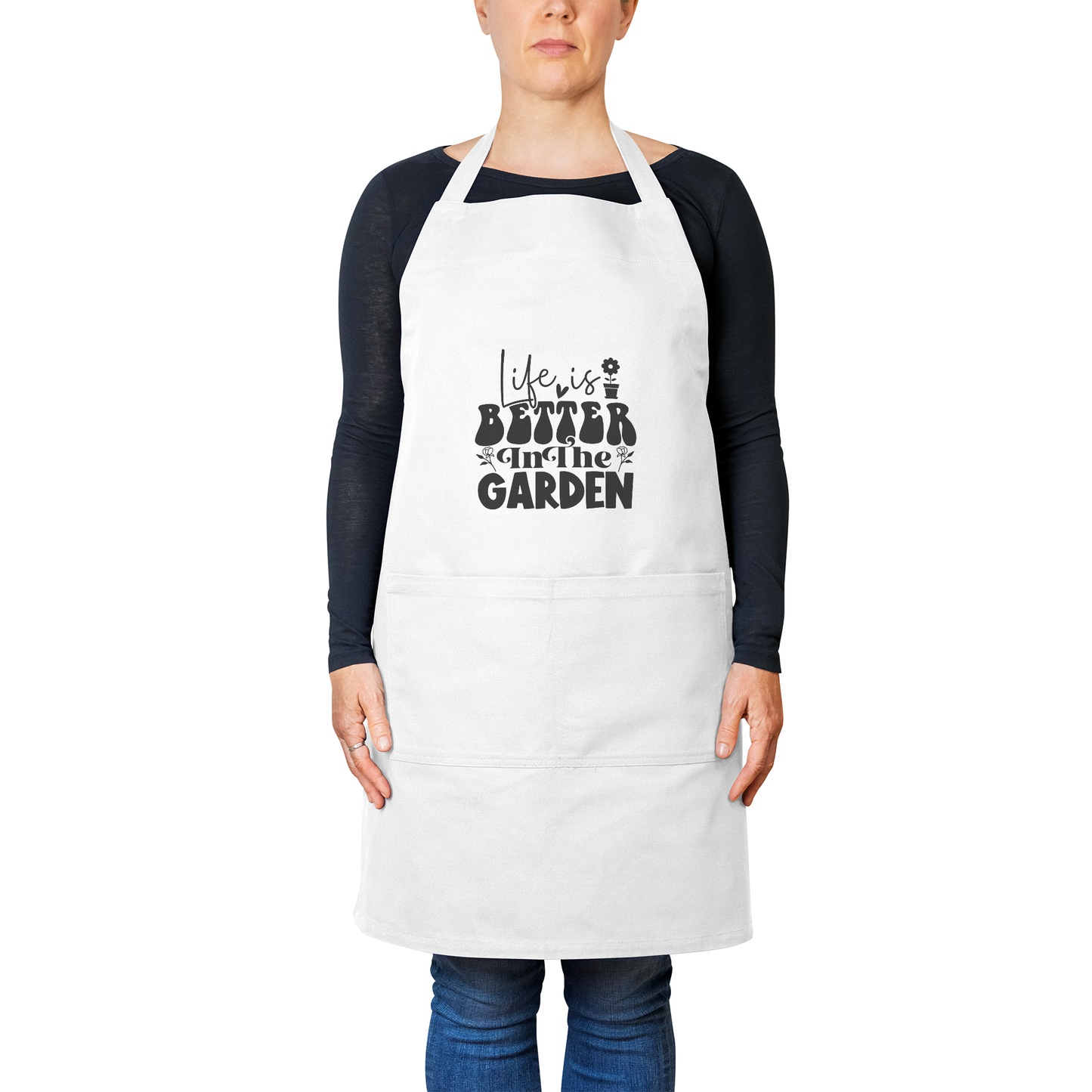 Life Is Better In The Garden Cotton Apron