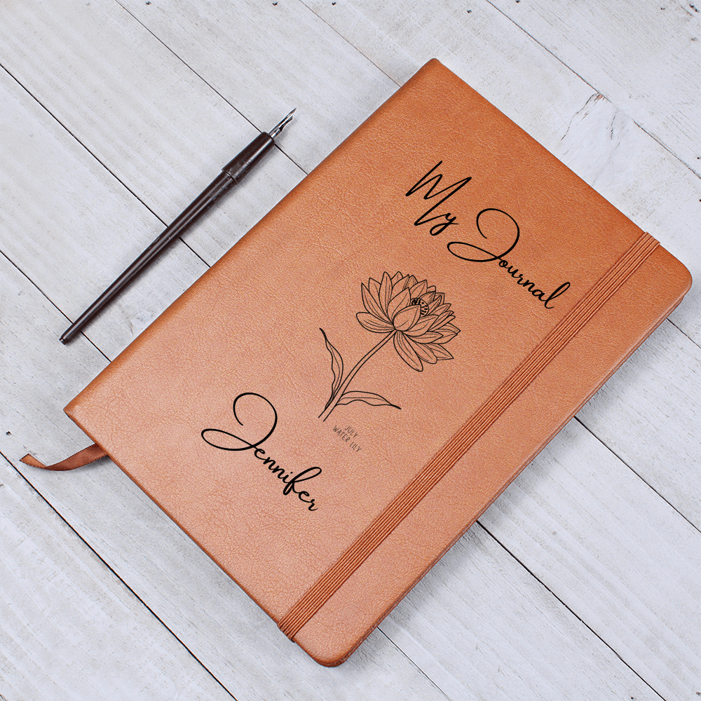 PERSONALIZED BIRTH FLOWER JOURNAL