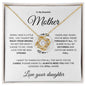 To My Amazing Mom From Daughter | Love Knot Necklace | Mother's Day | Birthday | Christmas