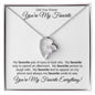 You're My Favorite Everything! | Forever Love Necklace | Wife | Daughter | Soulmate | Girlfriend | Bestie