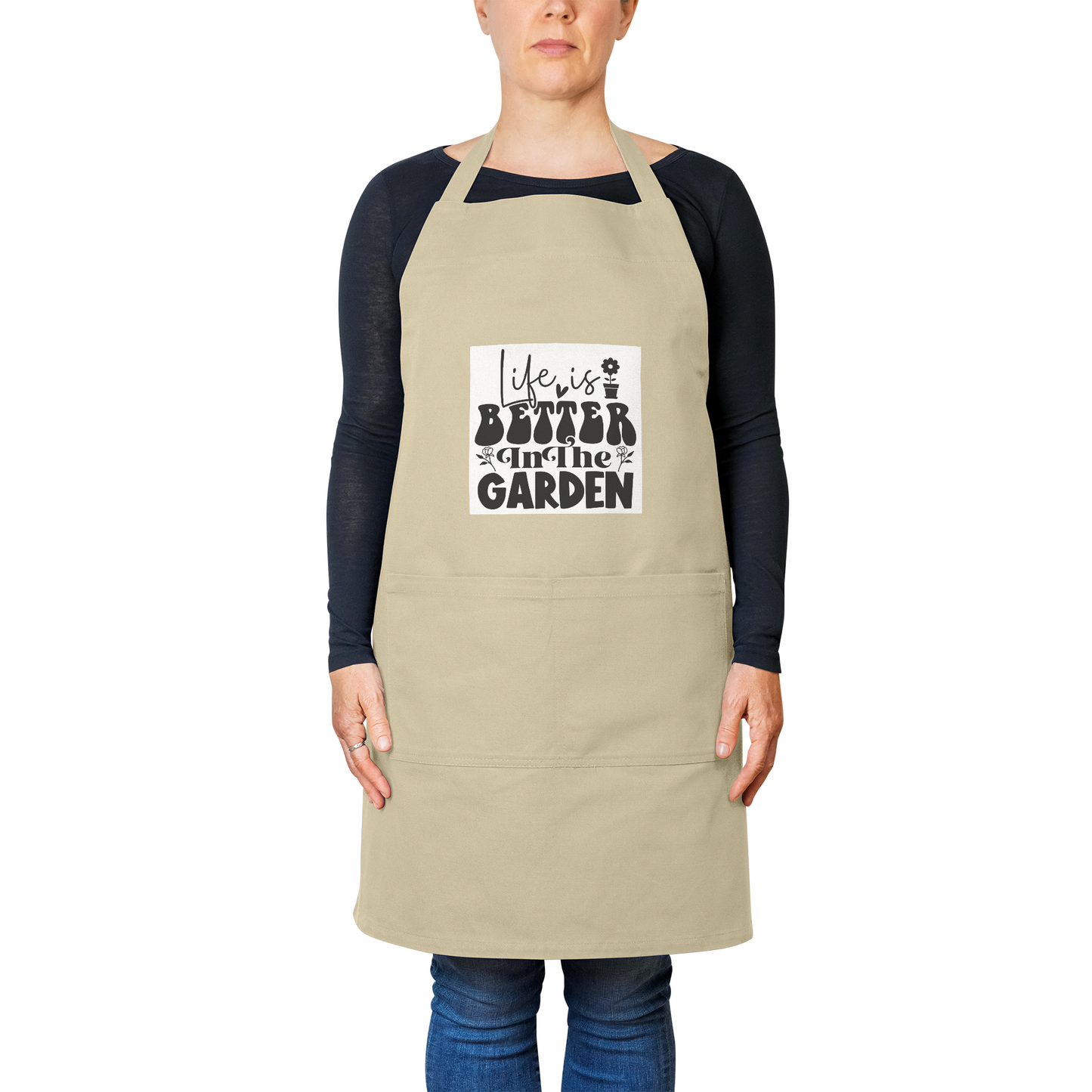 Life Is Better In The Garden Cotton Apron