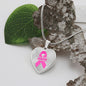 Breast Cancer Awareness-Survivor Heart Pendant