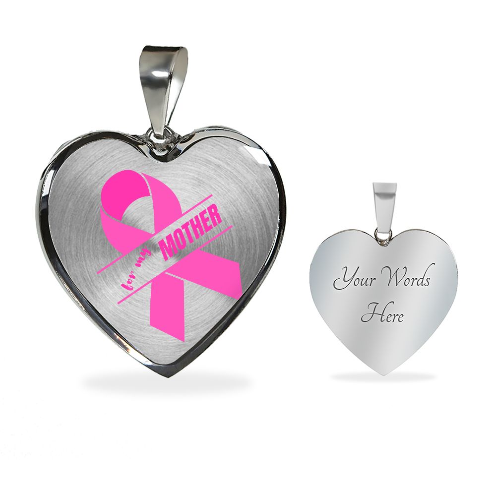 Breast Cancer Awareness- Mother Heart Pendant