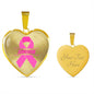Breast Cancer Awareness-Survivor Heart Pendant