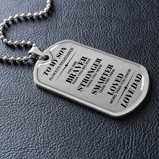 Son Dog Tag | From Mom