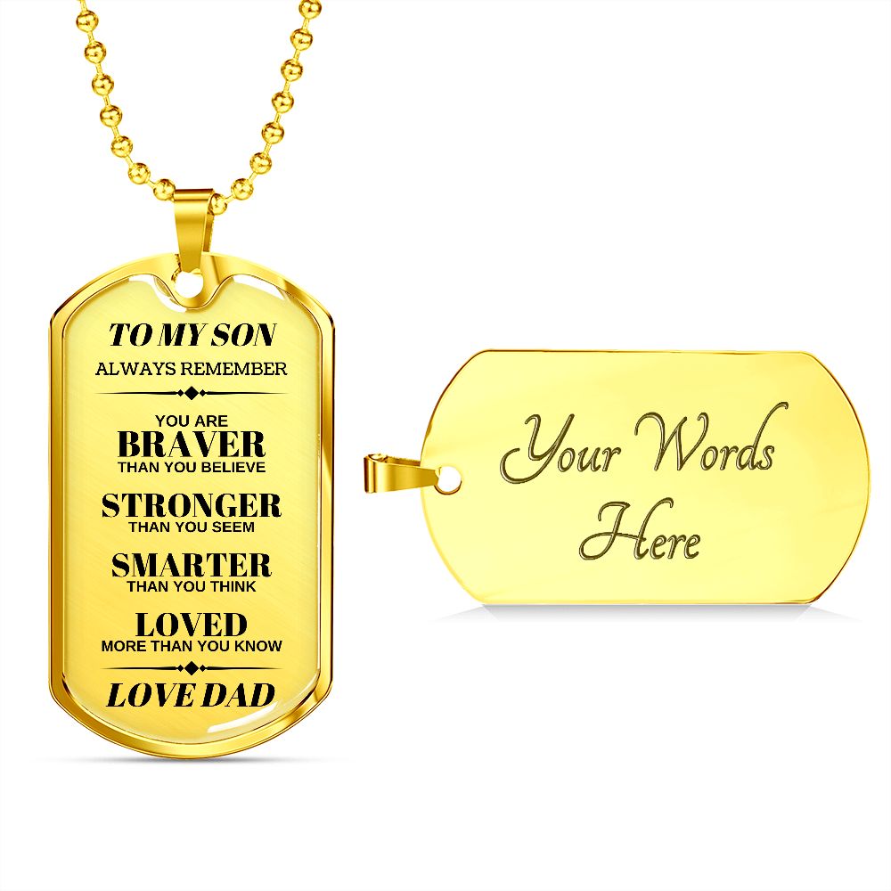 Son Dog Tag | From Mom