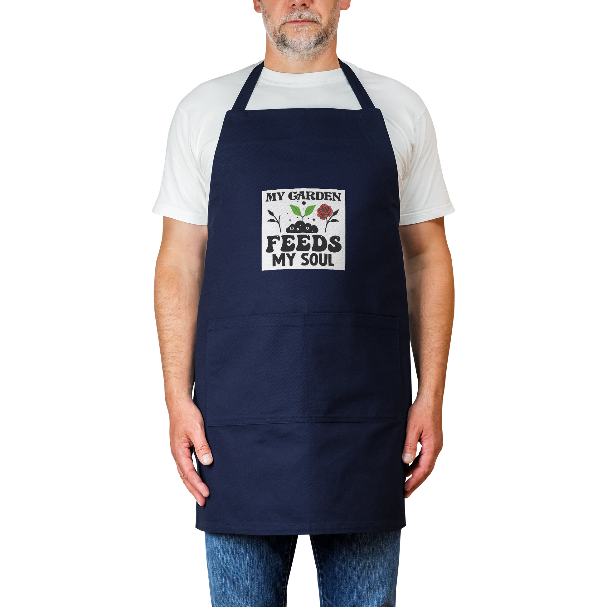 My_Garden_Feeds_My_Soul_Apron_Navy_Model_Mockup.png