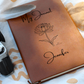 PERSONALIZED  BIRTH FLOWER JOURNAL