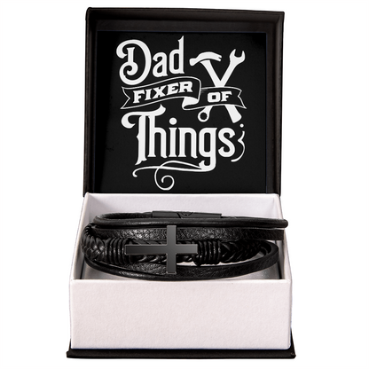Dad Fixer Of Things-Cross Bracelet