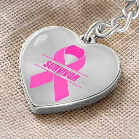 Breast Cancer Awareness-Survivor Key Chain