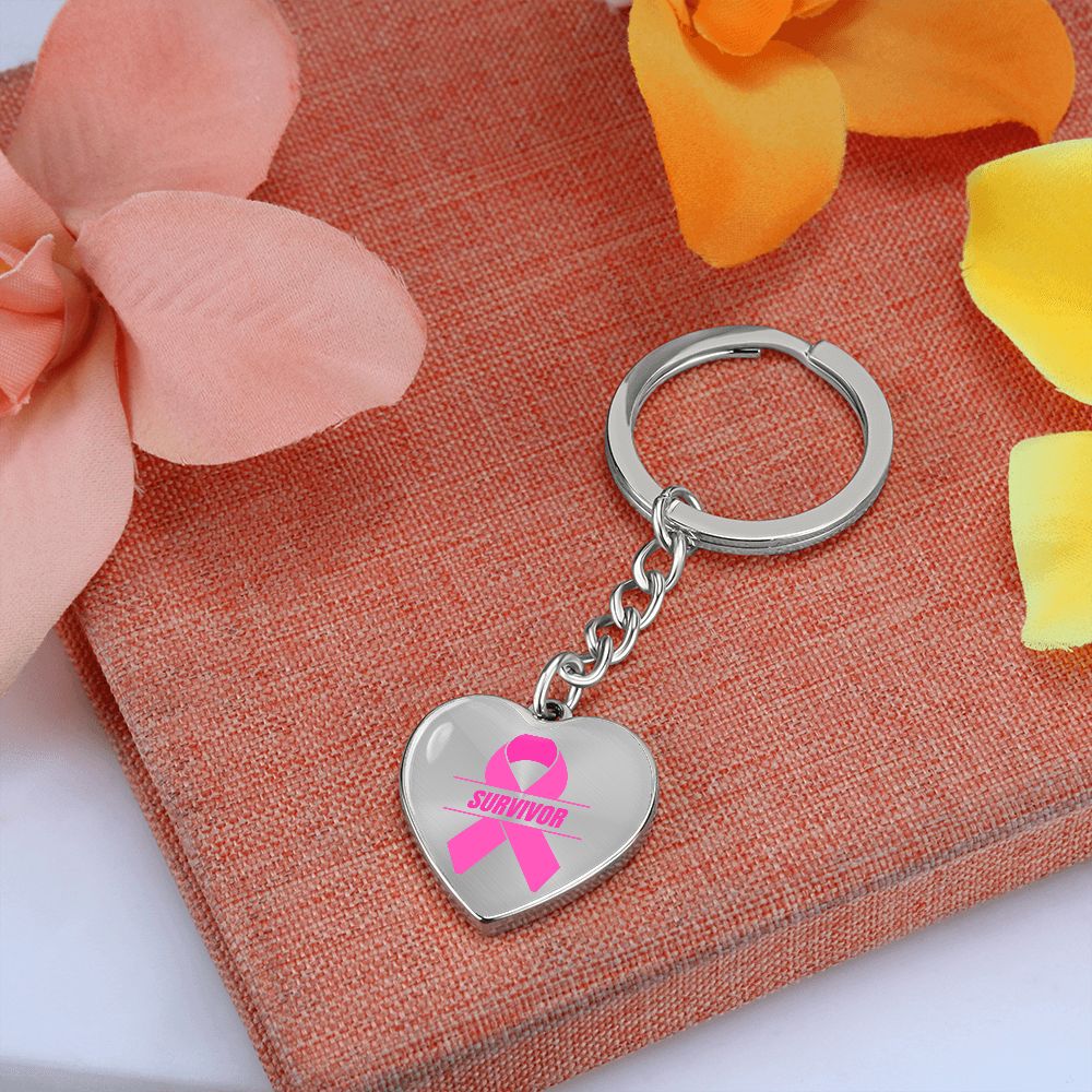Breast Cancer Awareness-Survivor Key Chain