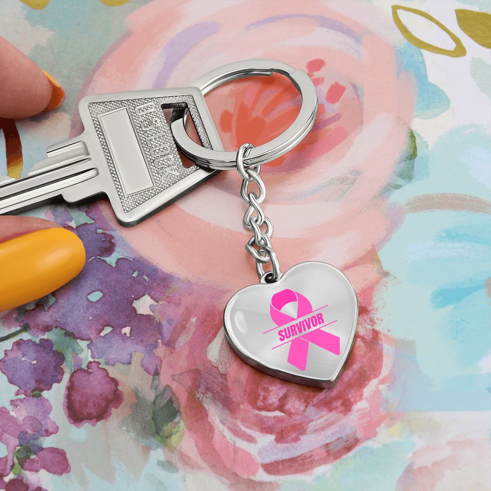 Breast Cancer Awareness-Survivor Key Chain