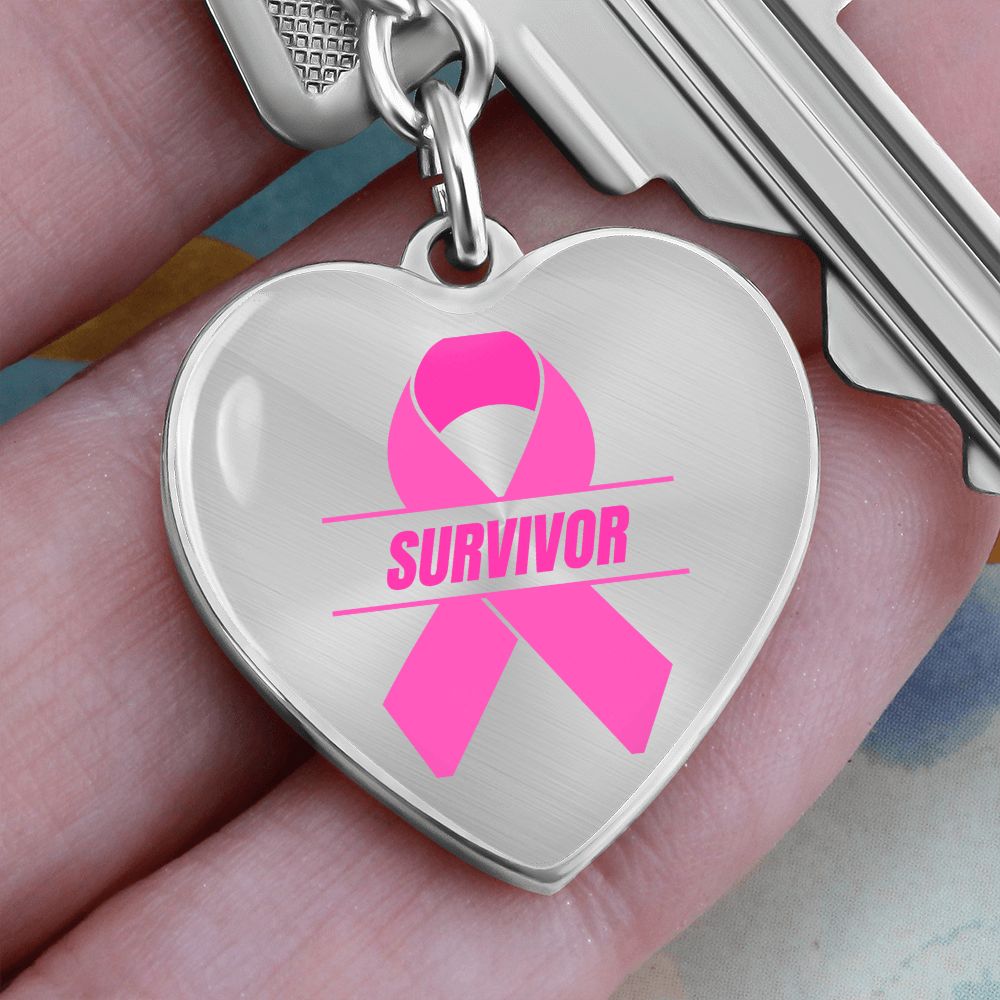 Breast Cancer Awareness-Survivor Key Chain