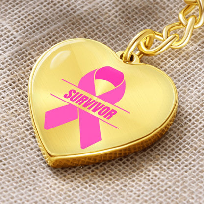 Breast Cancer Awareness-Survivor Key Chain