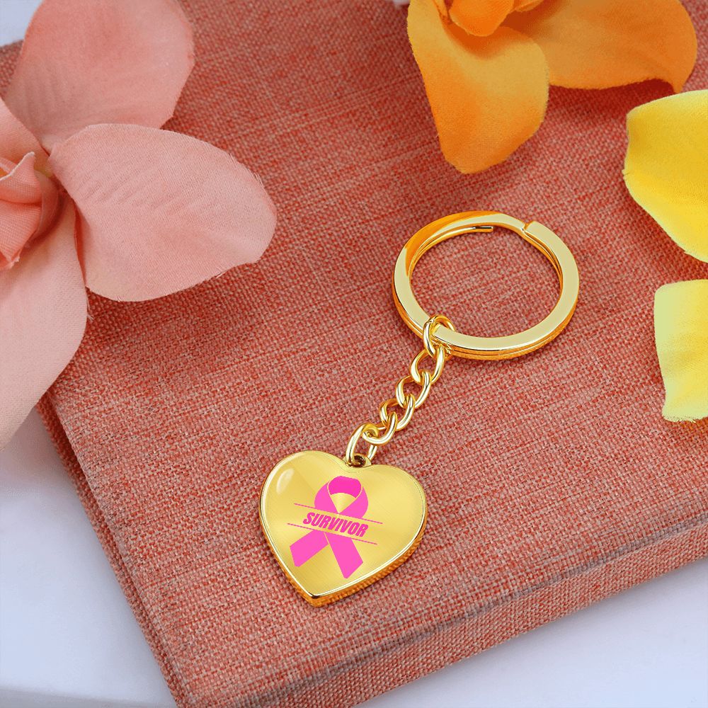 Breast Cancer Awareness-Survivor Key Chain