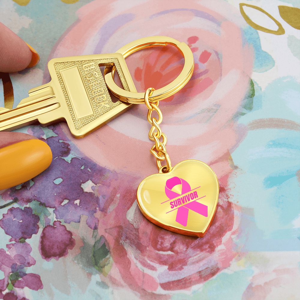 Breast Cancer Awareness-Survivor Key Chain