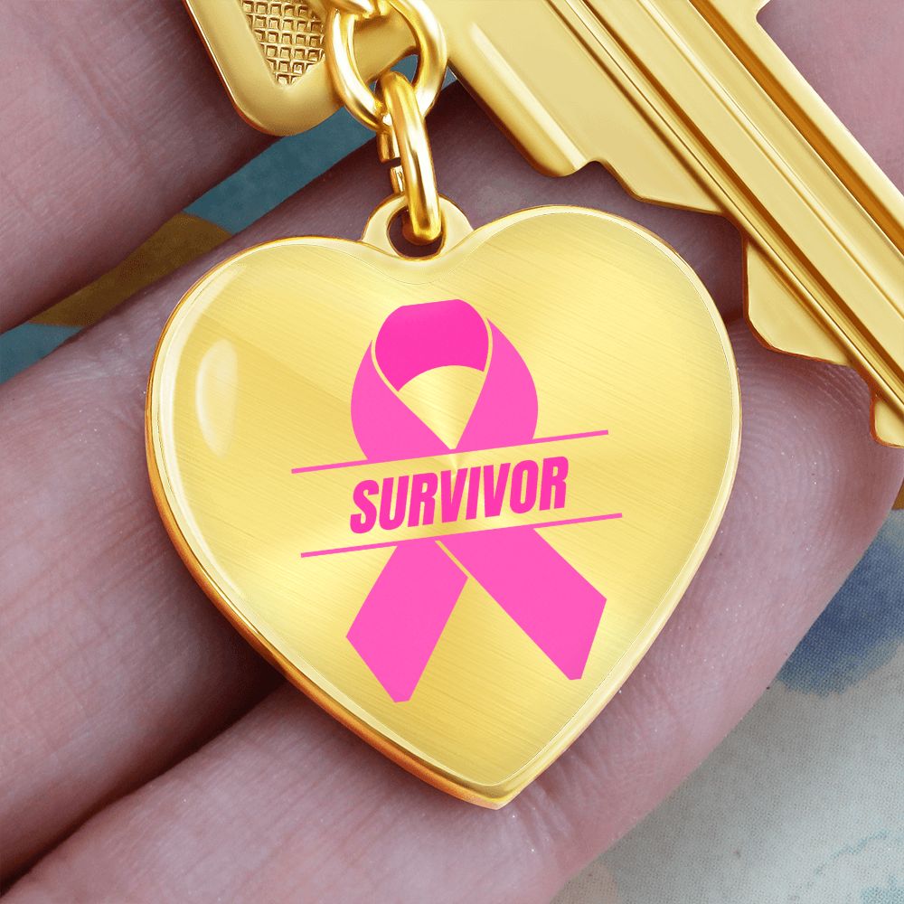 Breast Cancer Awareness-Survivor Key Chain