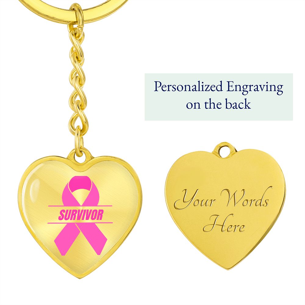 Breast Cancer Awareness-Survivor Key Chain