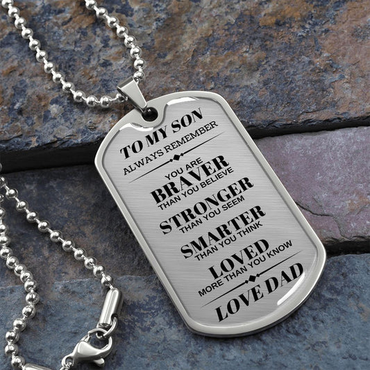 Son Dog Tag | From Dad