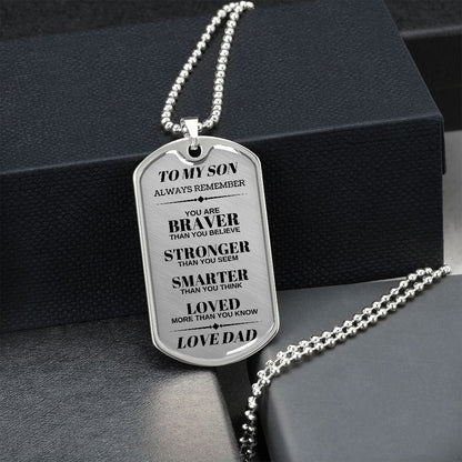 Son Dog Tag | From Mom