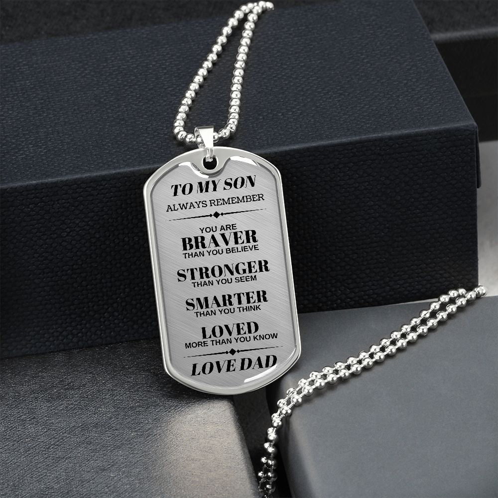 Son Dog Tag | From Dad