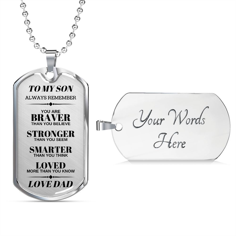 Son Dog Tag | From Dad