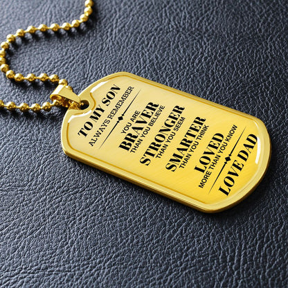 Son Dog Tag | From Dad